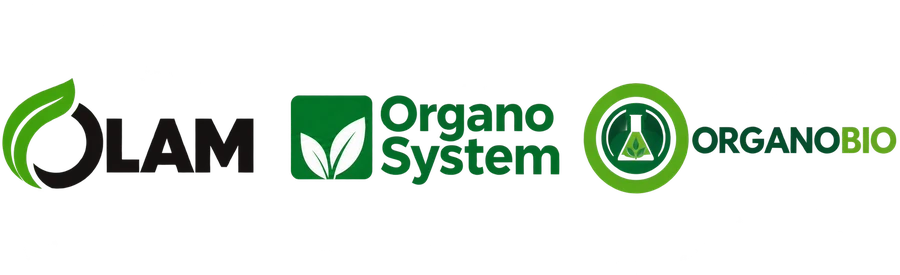 Marcas do Grupo Organoeste: OLAM, Organo System, OrganoBio